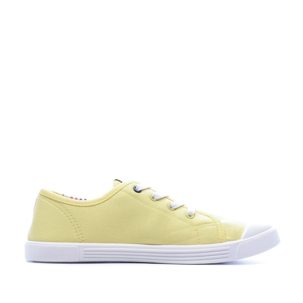 Chaussures en toile Jaune Femme Little Marcel Marcial vue 2