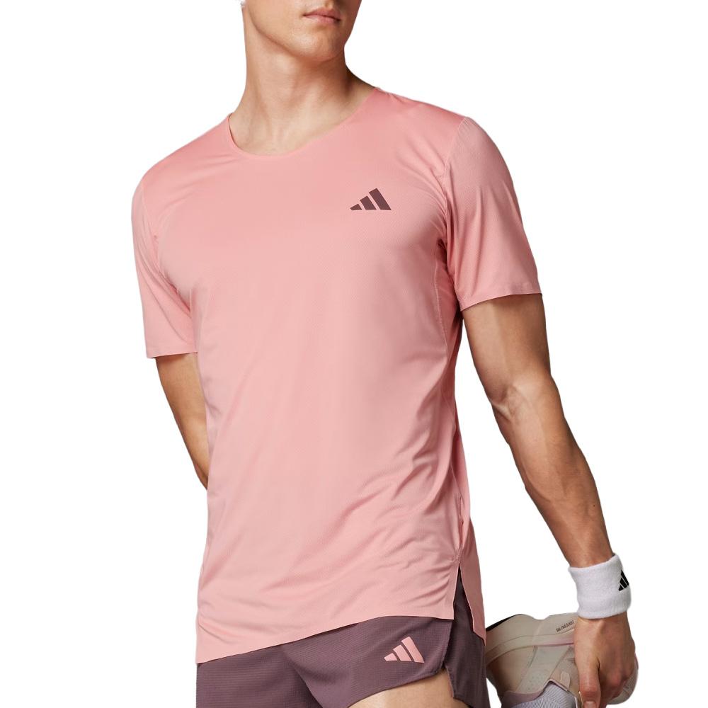 Maillot de Sport Rose Femme Adidas Adizero Tee pas cher
