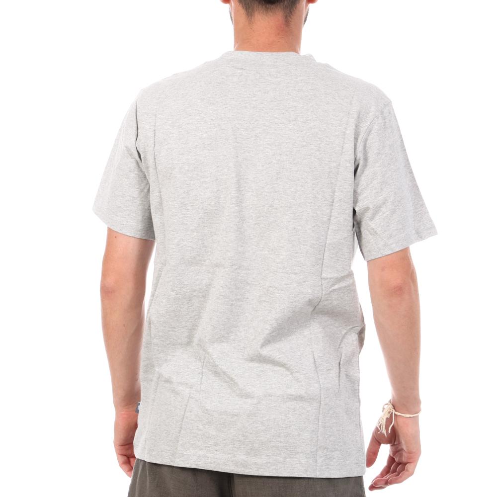 T-shirt Gris Homme New Balance Seasonal MT43907 vue 2