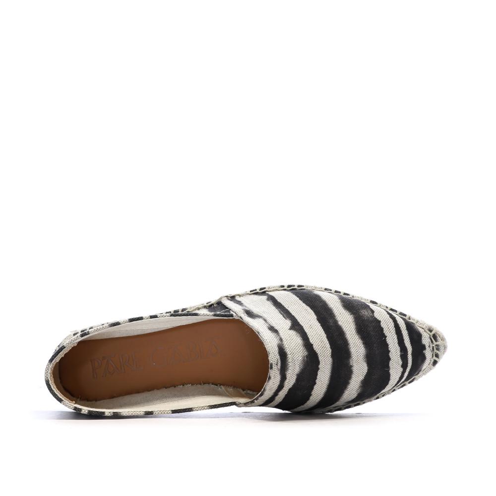 Espadrilles Noir Tie & Dye Femme Pare Gabia Anaia vue 4