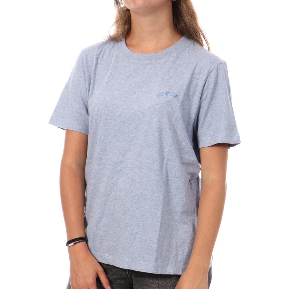 T-Shirt Gris Femme Superdry W1011644A pas cher