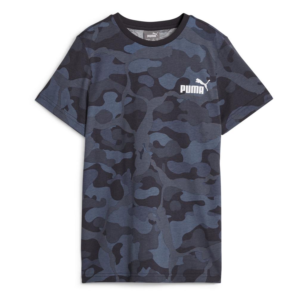 T-shirt Bleu Garçon Puma Camo pas cher