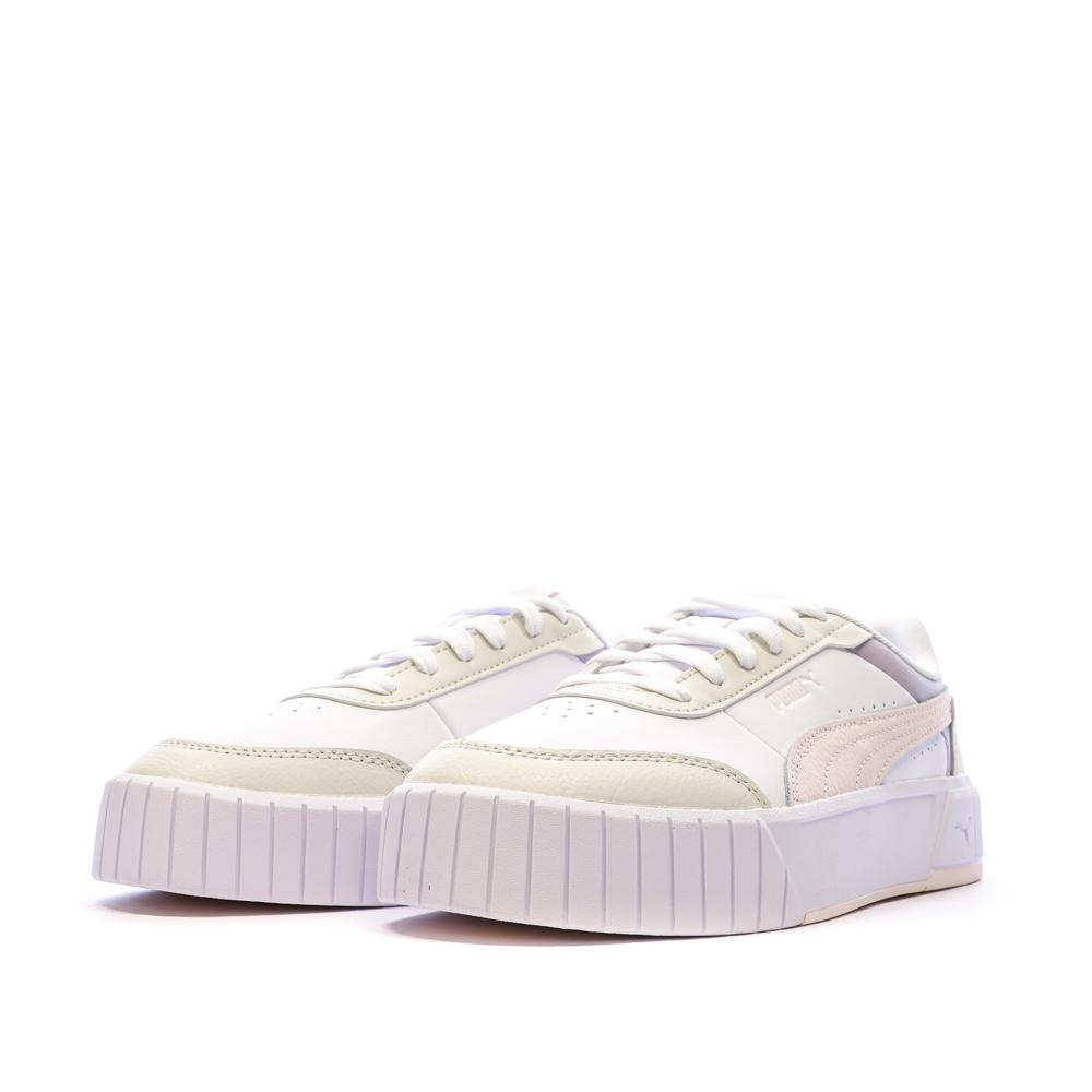 Baskets Blanches/Mauve Fille Puma Carina Mia vue 6