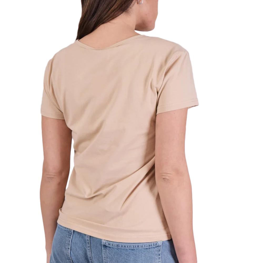 T-shirt Beige Femme Project X Paris F221114 vue 2