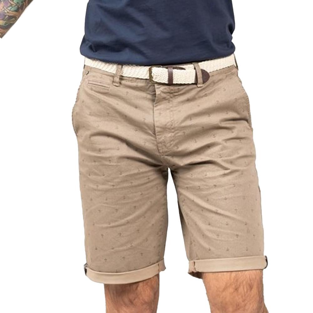 Short à motifs Beige Homme Deeluxe Napua pas cher