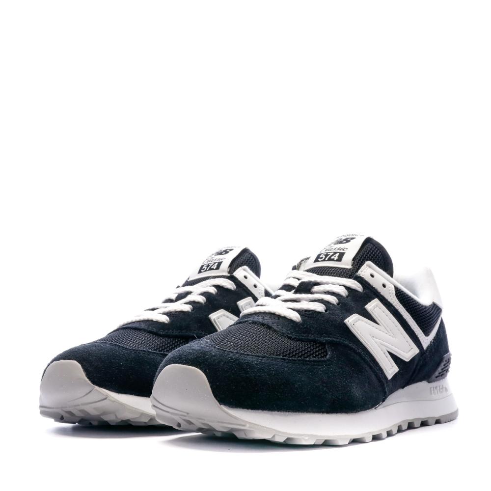 Baskets Noir/Blanche Femme New Balance WL574 vue 6