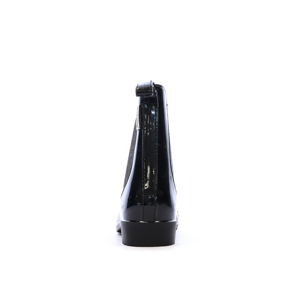 Bottine de Pluie Noir/Argenté Femme Les Tropéziennes Rainboo vue 3