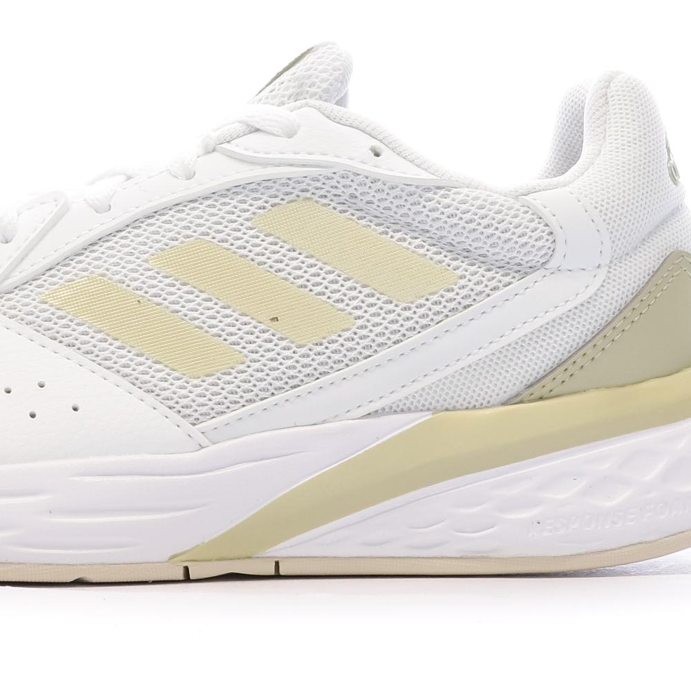 Chaussure de running Blanc/Beige Femme Adidas Response Run vue 7