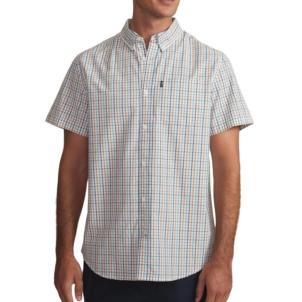 TBS TIMMYCHA Men’s White/Green Shirt affordable