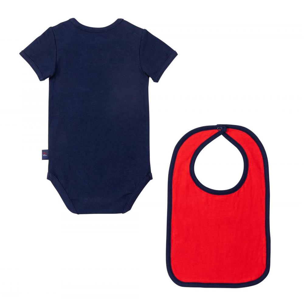 Set Body + Bavoir Bébé Equipe de France F21153 vue 2