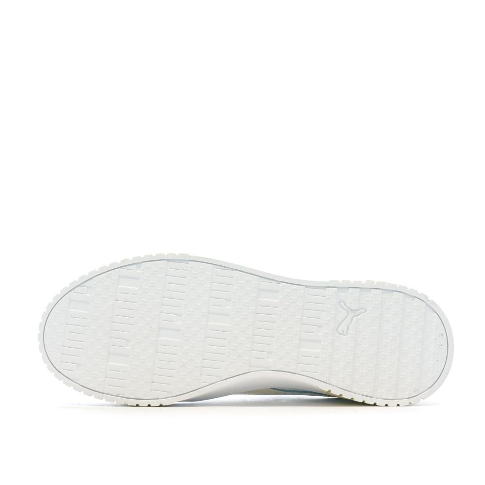 Baskets Beige/Blanc Femme Puma Carina vue 5