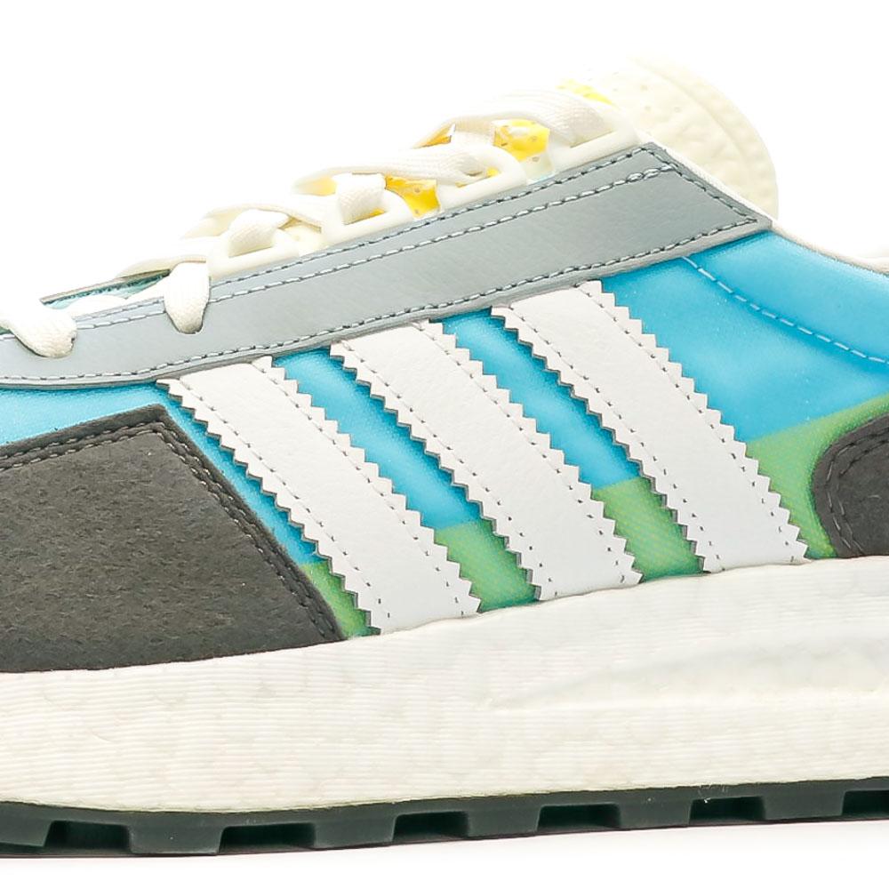Baskets Grise/Bleu Homme ADIDAS Retropy E5 vue 7