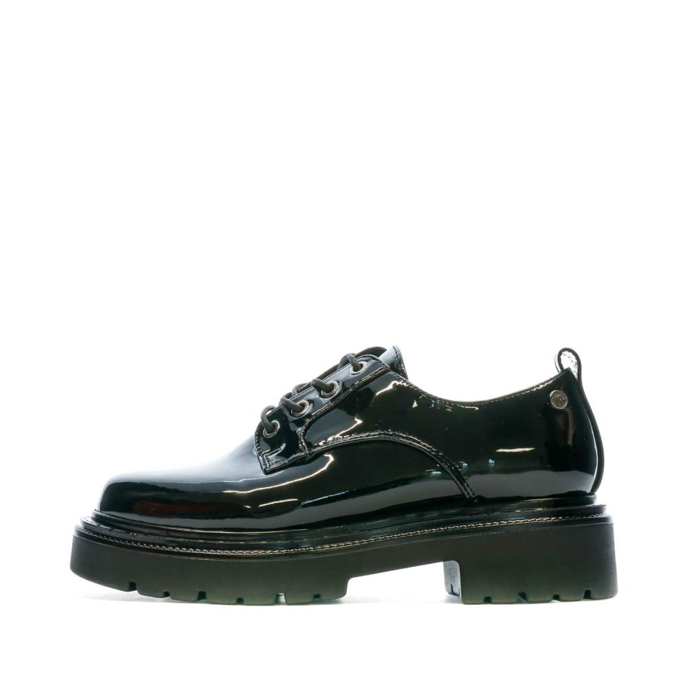 Derbies Noires Femme Xti Chunky pas cher