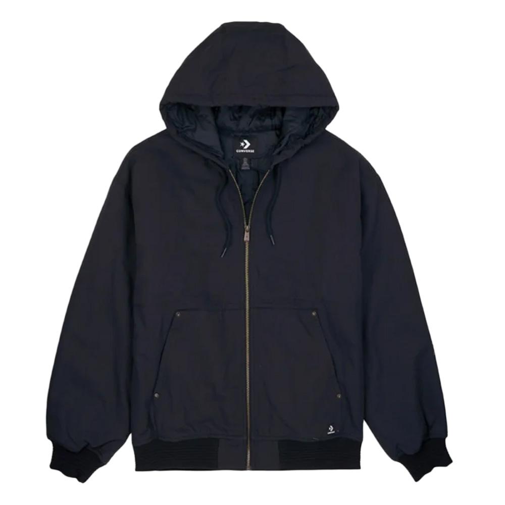 Chaqueta negra aislante Converse barato