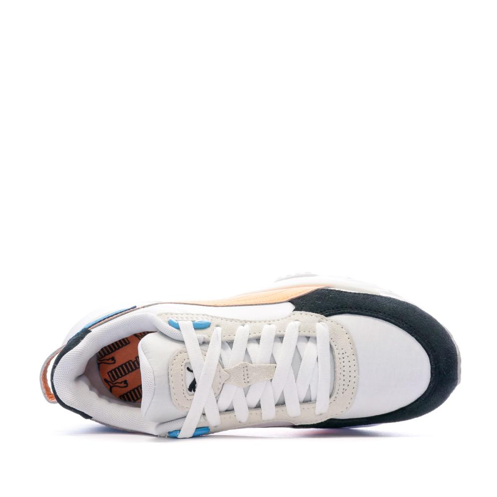 Basket Blanche Garçon Puma Wild Rider vue 4