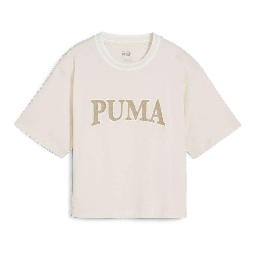 T-shirt Beige Femme Puma Squad pas cher