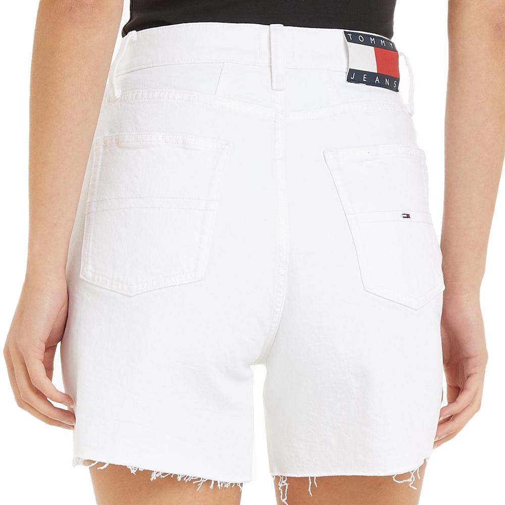 Short Mom Blanc Femme Tommy Hilfiger DW0DW17636 vue 2