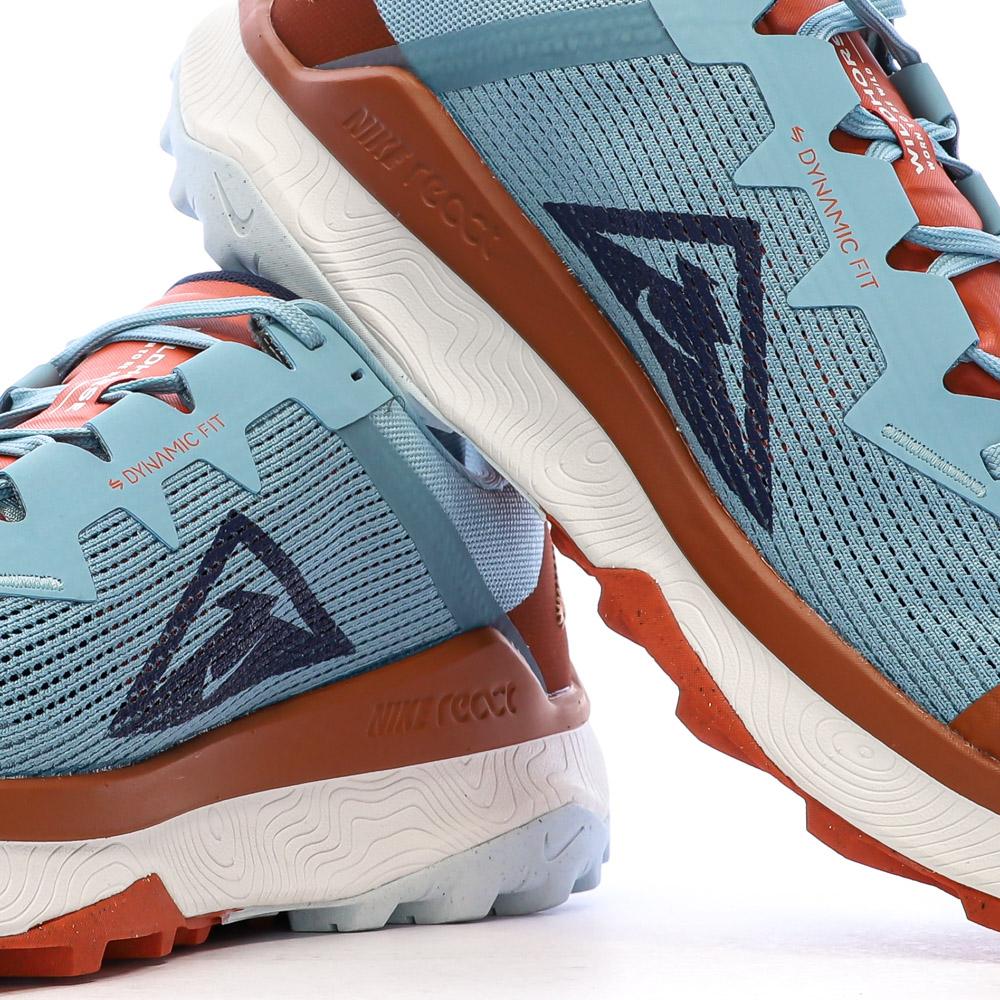 Chaussures de Trail Bleu/ Terracotta Homme Nike React Wildhorse 8 vue 7