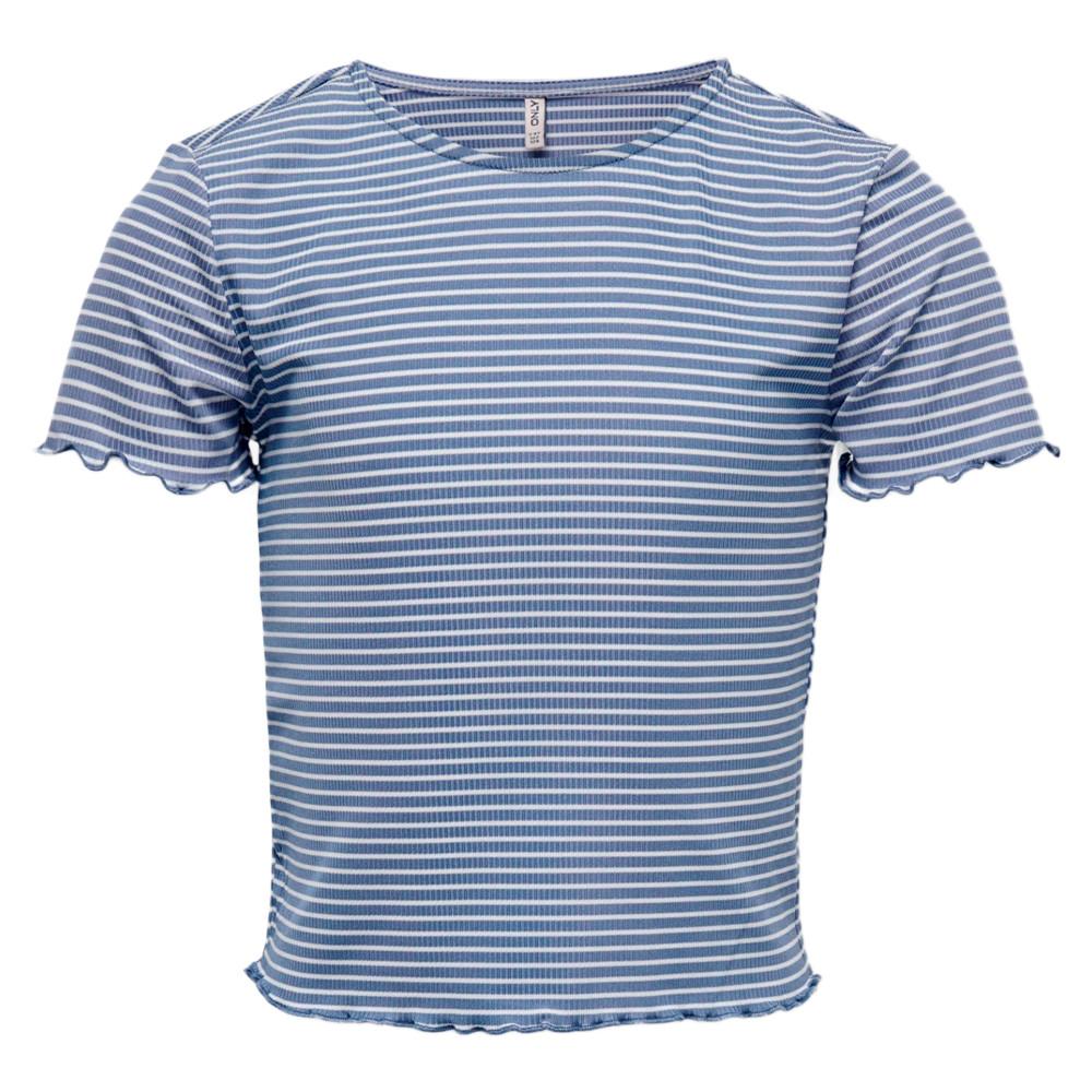 T-shirt Bleu Fille Kids Only Wilma pas cher