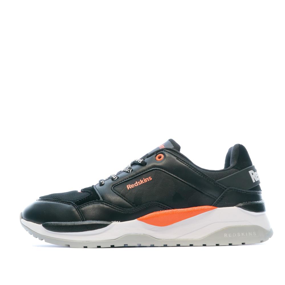 Baskets noir homme Redskins Malvino pas cher