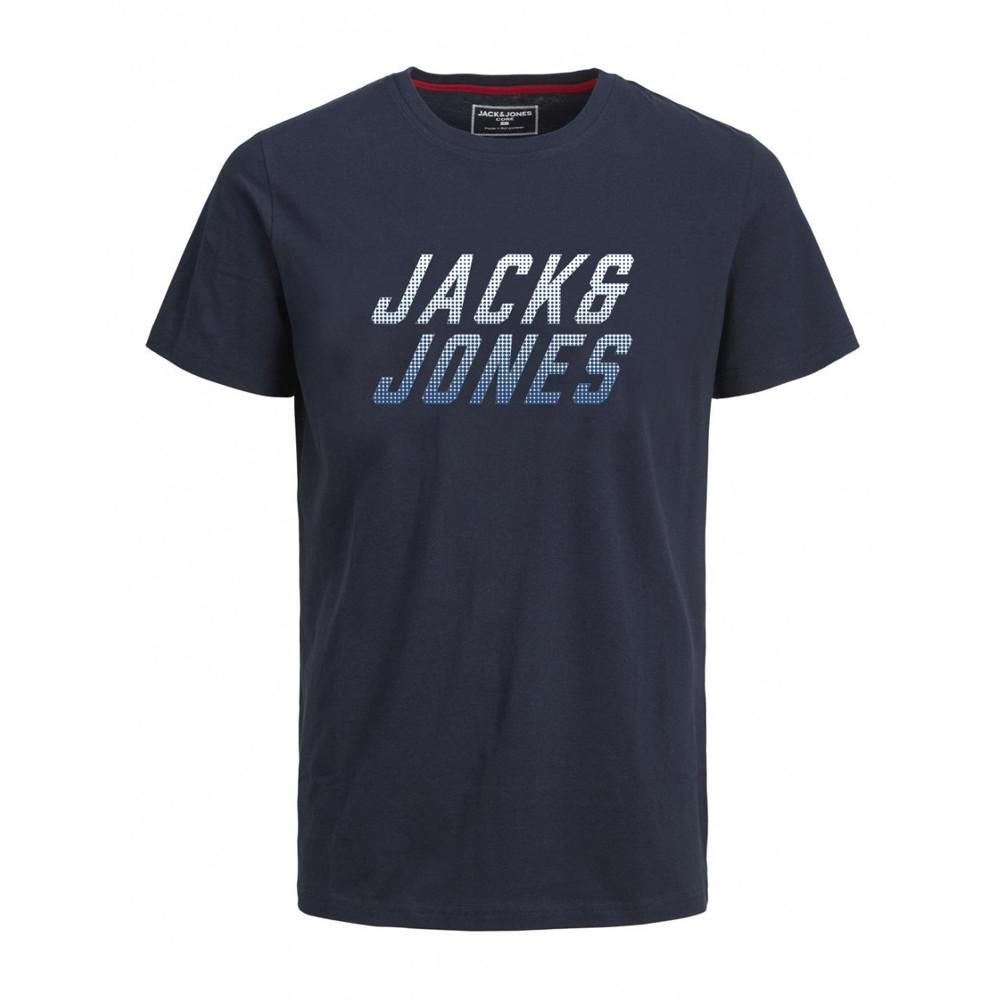 T-shirt Marine Garçon Jack & Jones Cohaak pas cher