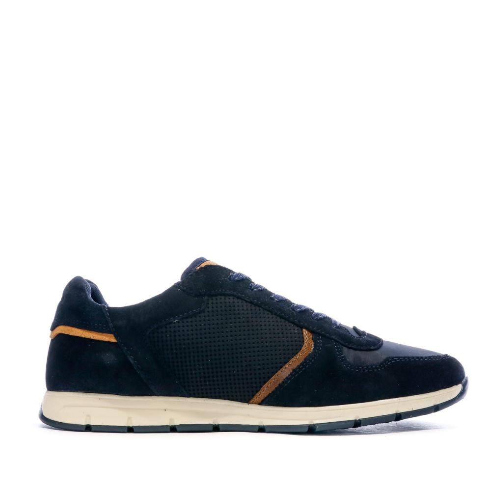 Baskets en Cuir Marine Homme Redskins Adorant vue 2