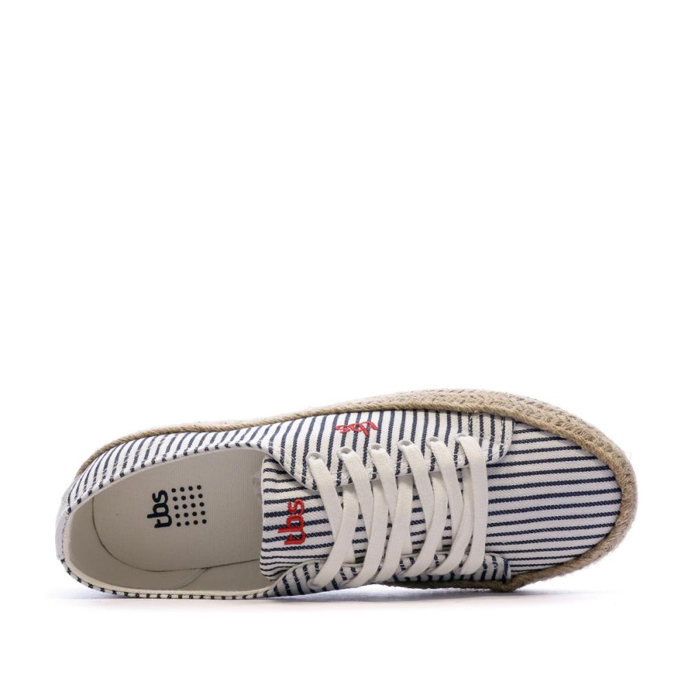 Baskets Espadrille Rayures Femme TBS Entasia vue 4