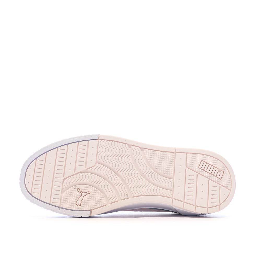 Baskets Blanc/Rose/Ecru Femme Puma Carina Mia vue 5