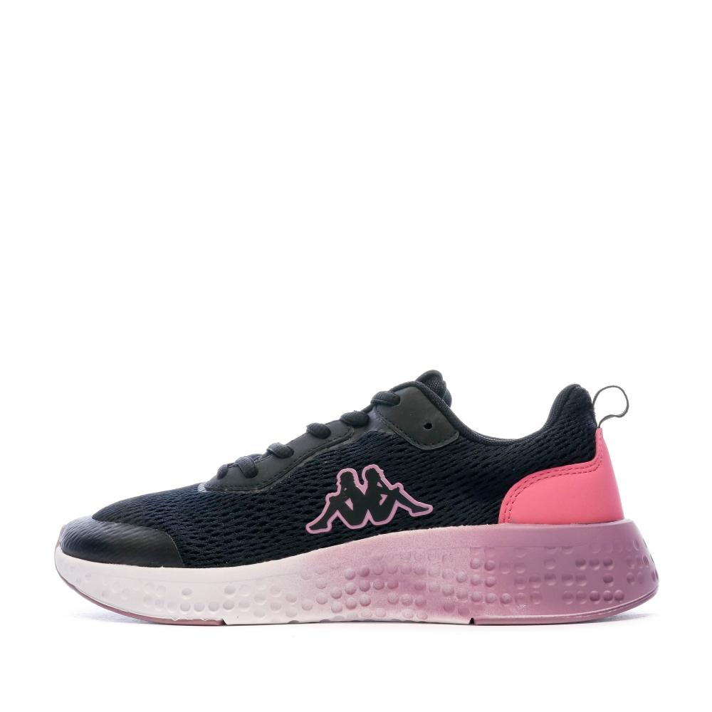 Baskets Noir Femme Kappa Berkat pas cher