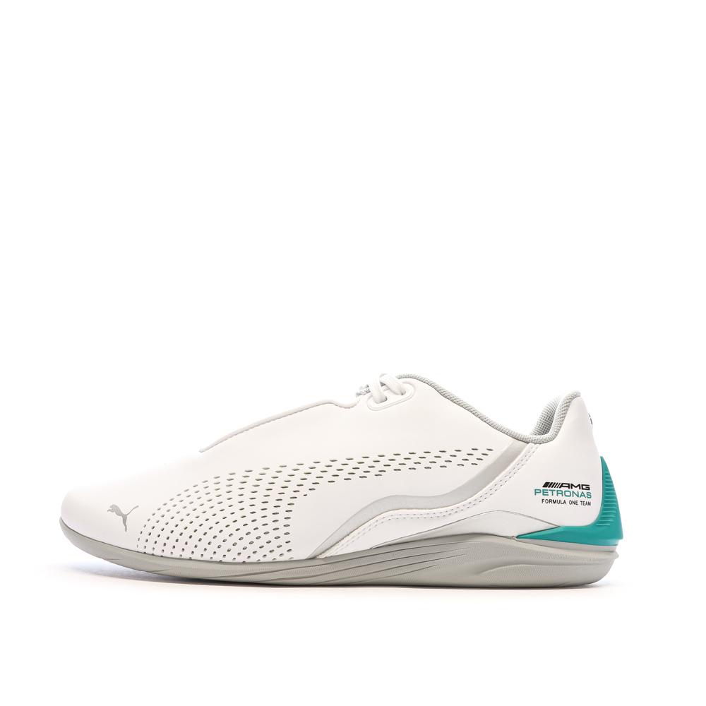 Baskets Blanches/Turquoises Homme Puma Mercedes Cat Decima Puma pas cher
