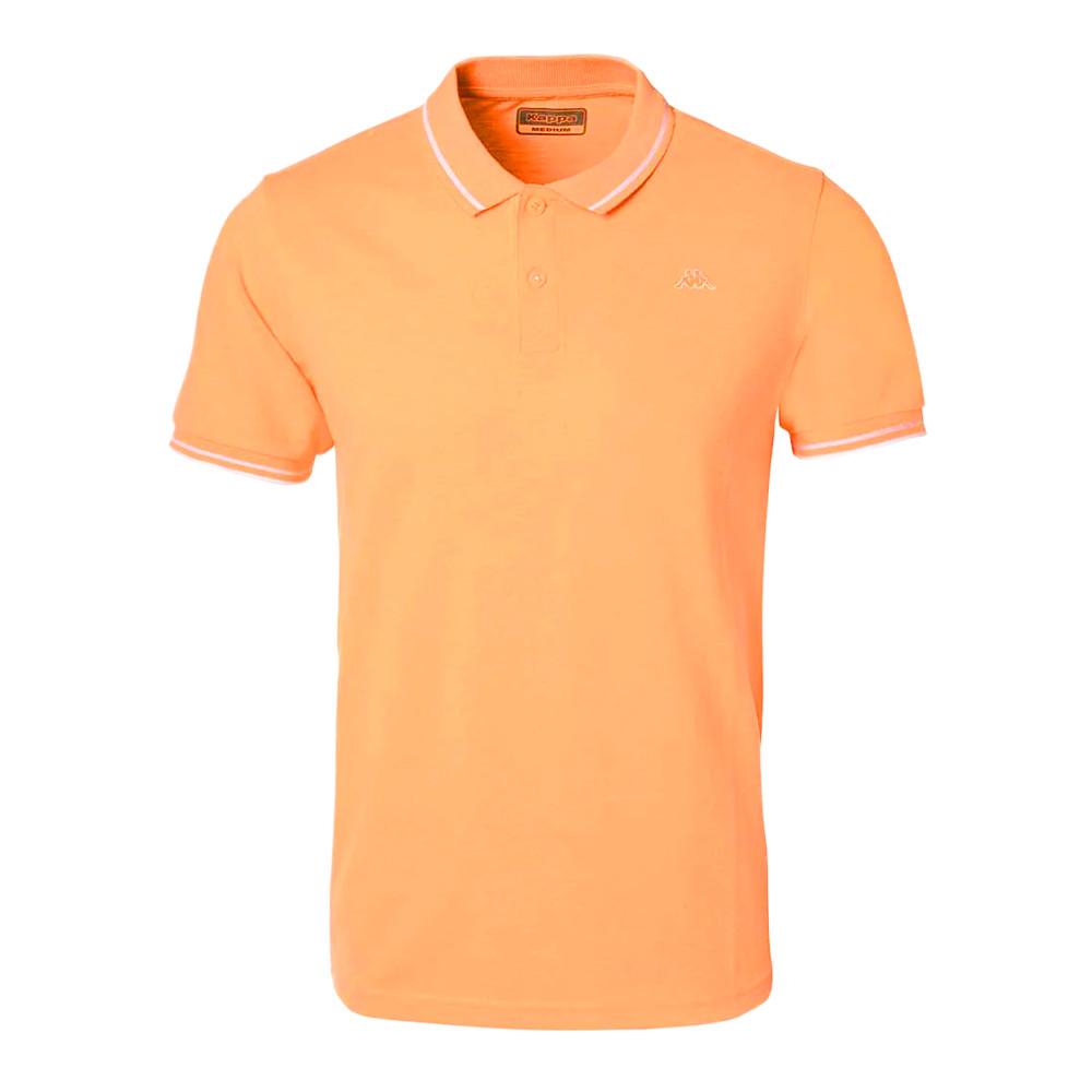 Polo Orange Fluo Homme Kappa Ezio pas cher