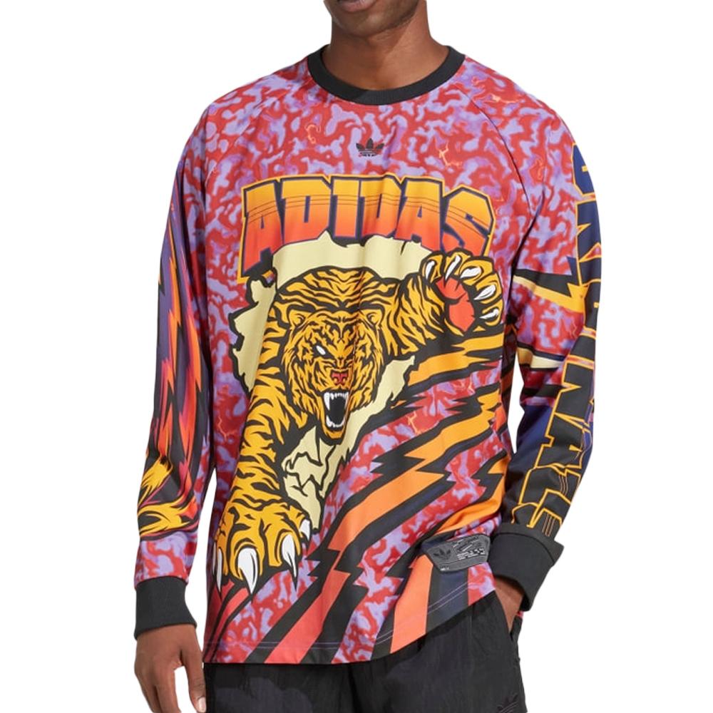 Rotes Herren-T-Shirt von Adidas „Graphic Adilenium Season 3“ günstig