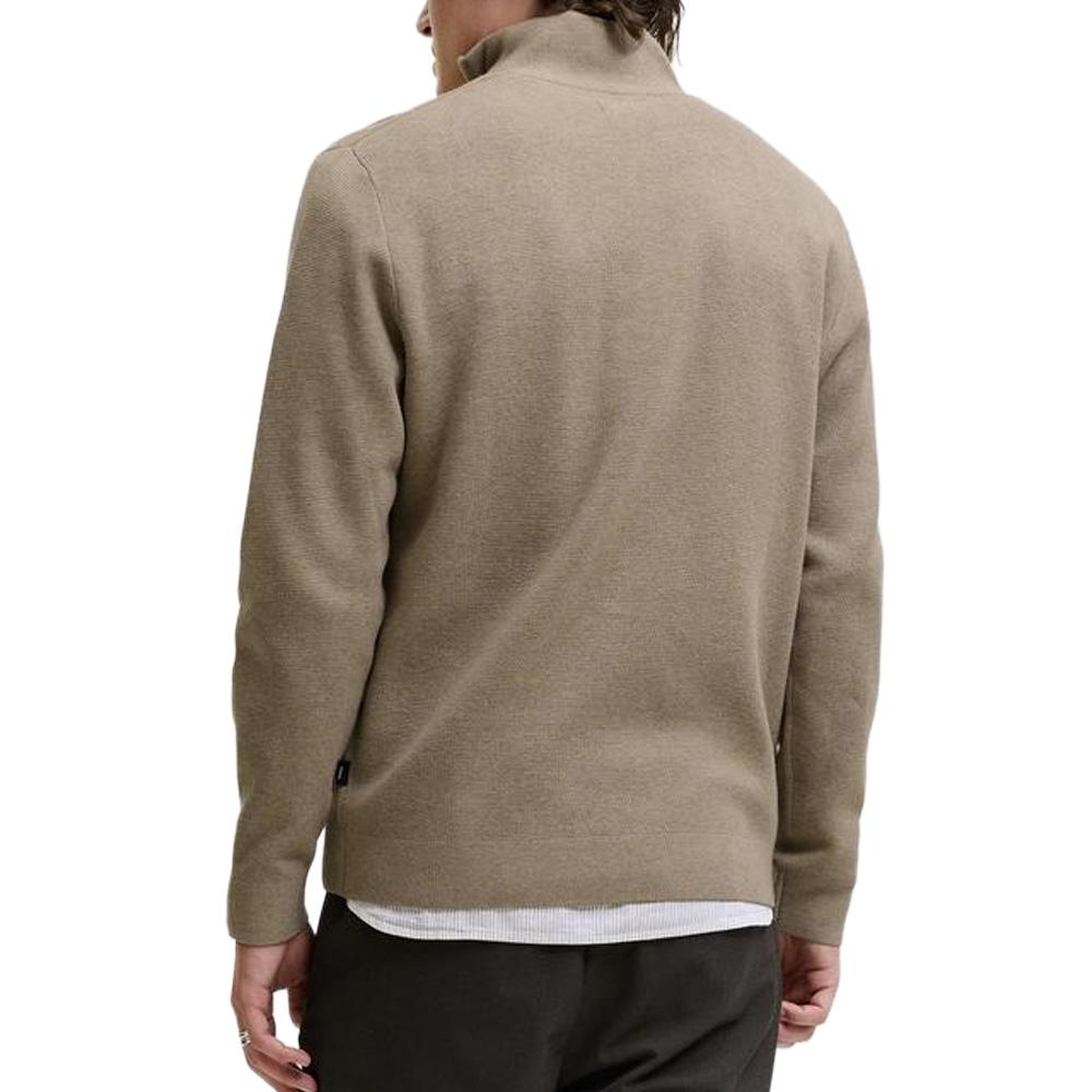 Pull Beige Homme Jack & Jones Milanoe vue 2