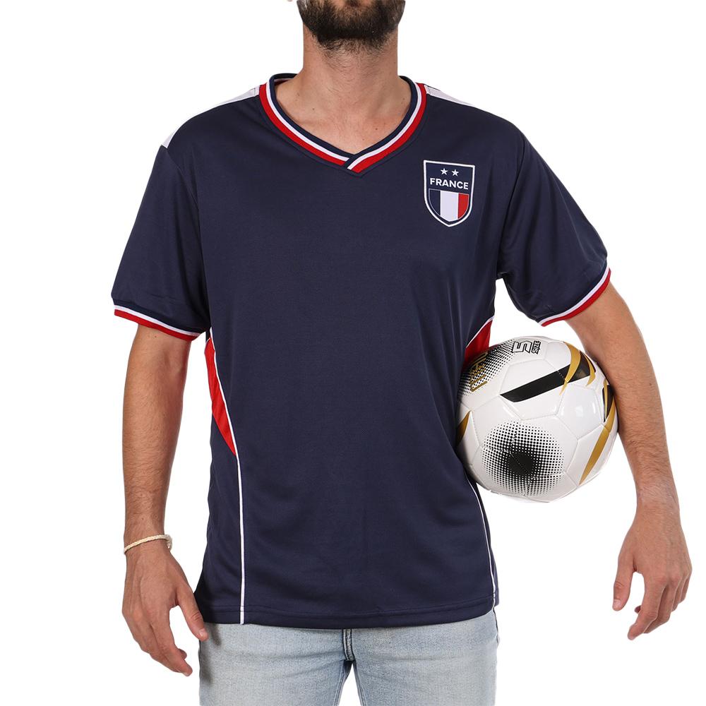 France Maillot Supporter Marine Mixte Sport Zone pas cher