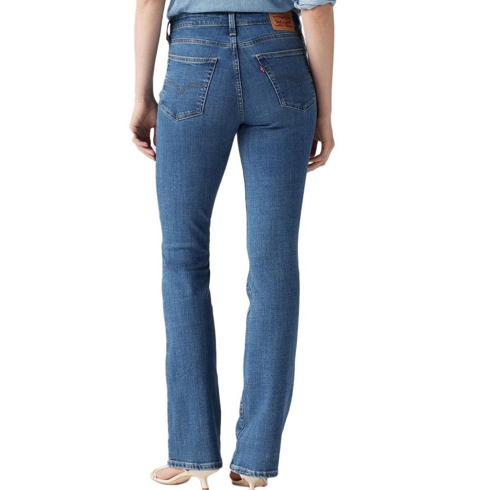 Jean 725 Bleu Foncé Femme Levi's High Rise Bootcut Med Indi vue 2