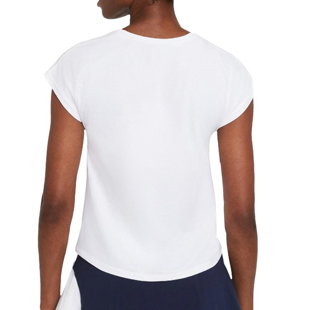 Maillot de sport Blanc Femme Nike Victory vue 2