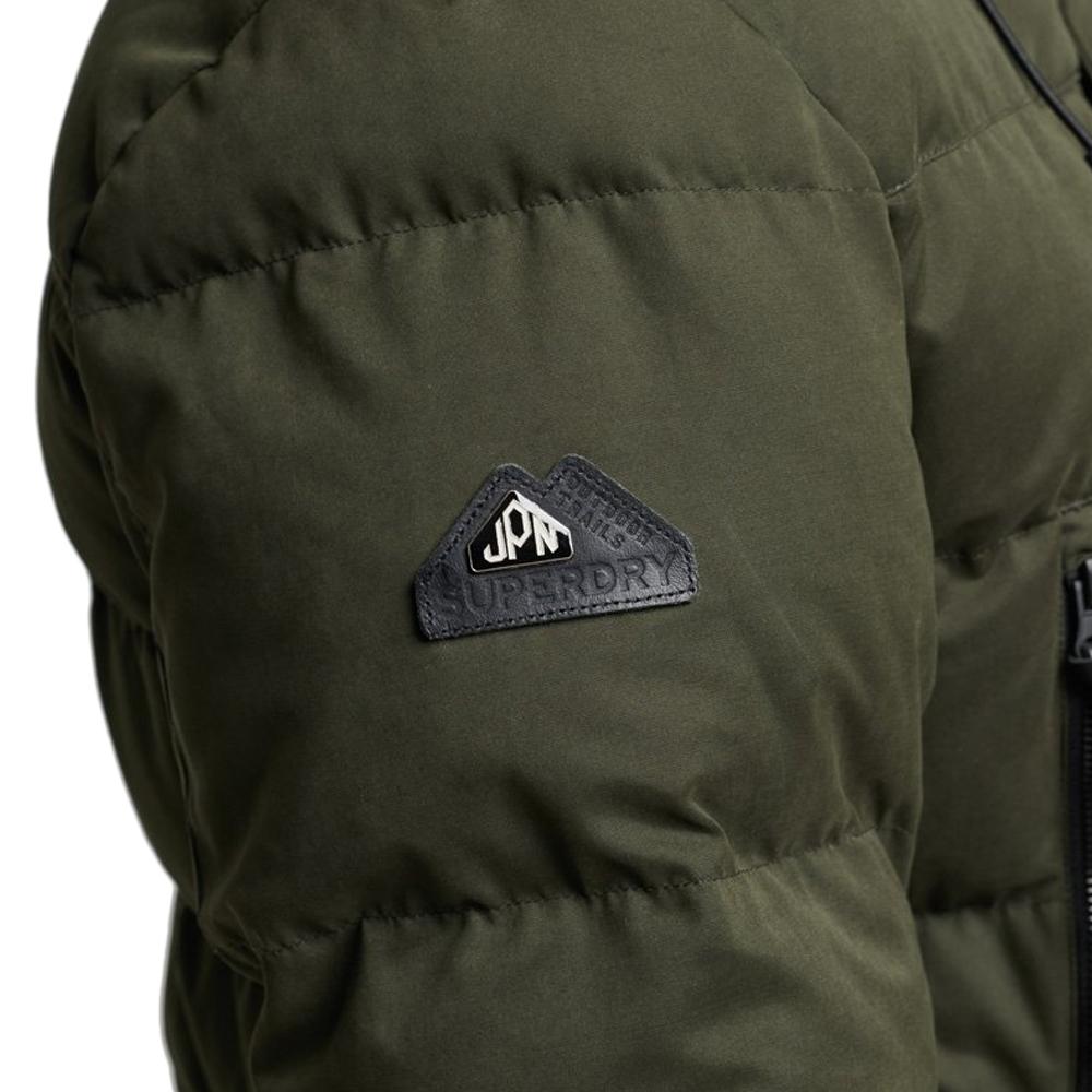 Parka Kaki Homme Superdry Microfibre vue 3
