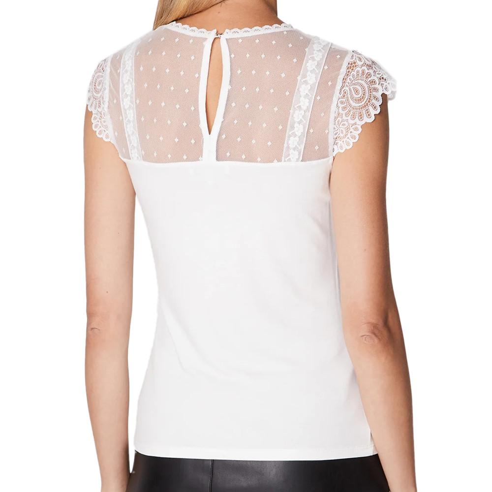 Top Blanc Femme Morgan Dalali vue 2