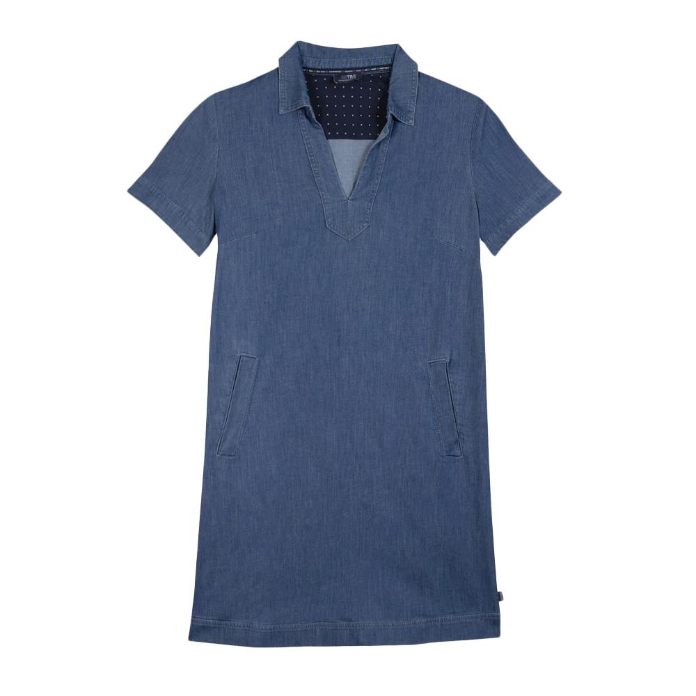 Robe Bleu en Jean Femme TBS MANDYROB pas cher