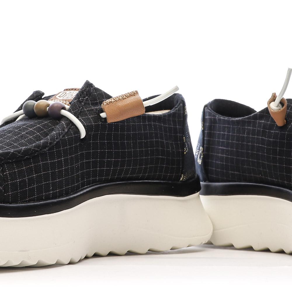 Chaussures Noires Femme Hey Dude Wally Sport Mesh vue 7