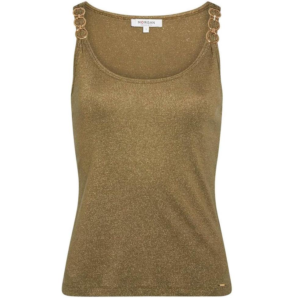 Débardeur Kaki/Doré Femme Morgan Fil vue 2