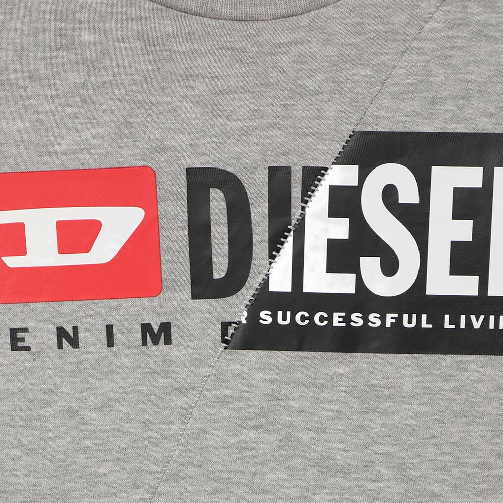 T-shirt Gris Bébé Garçon Diesel Maglietta vue 3