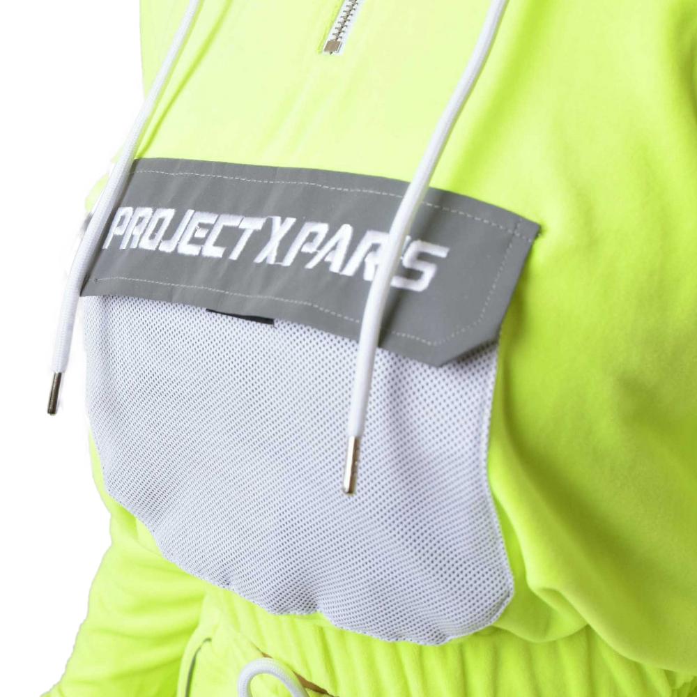 Sweat Jaune fluo Femme Project X Paris F202085 vue 3