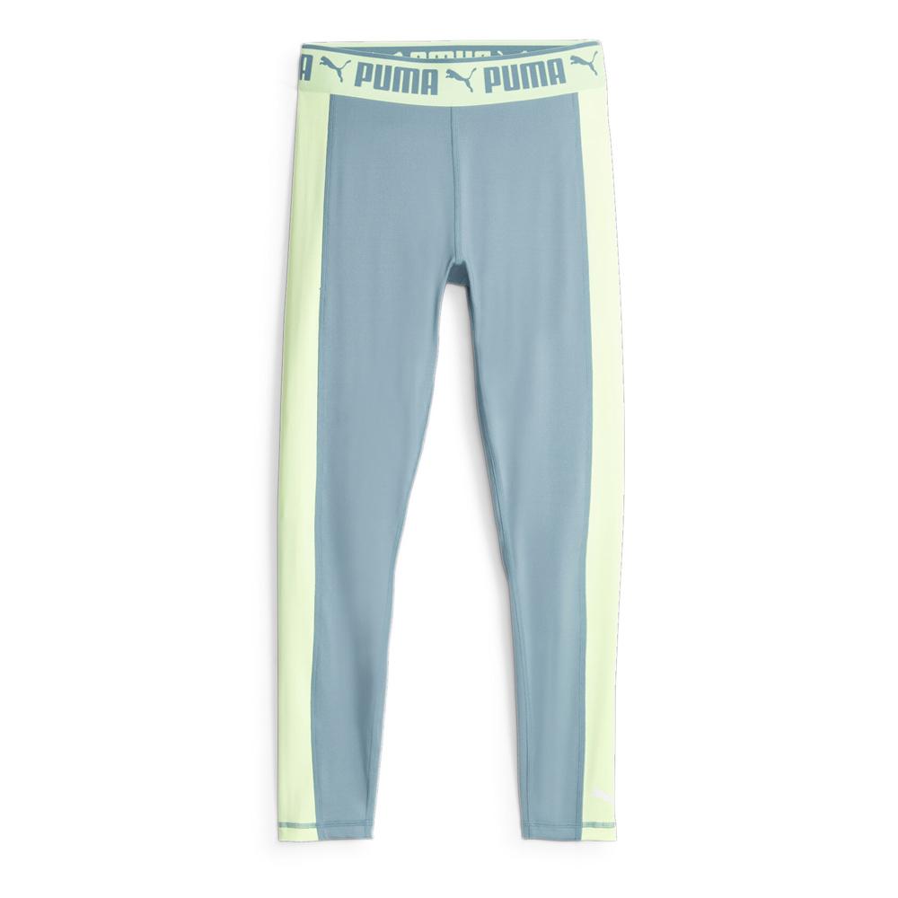 Legging Vert/Bleu Femme Puma Waist pas cher