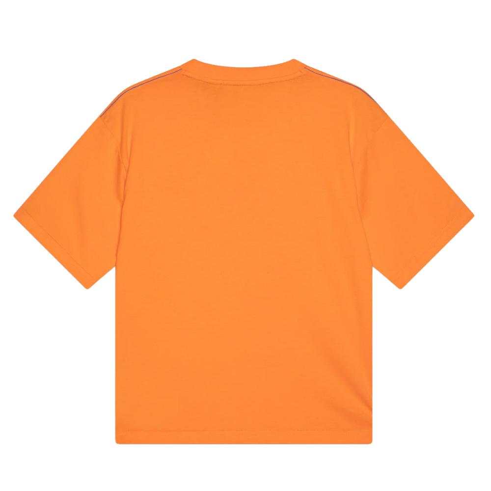 Orangefarbenes Timberland-T-Shirt für Jungen T60424 Nectarine Ansicht 2