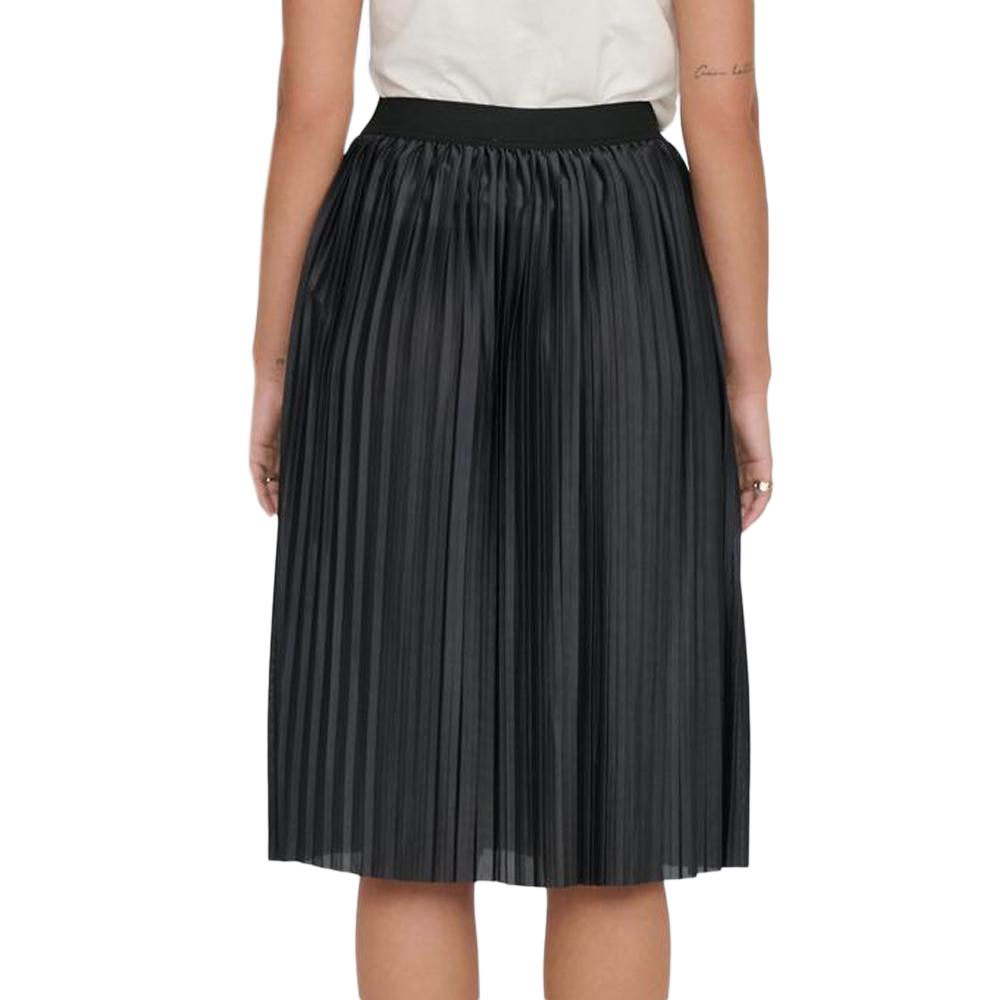 Jupe Plissé Noir Femme JDY Boa vue 2