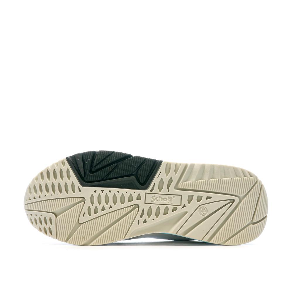 Baskets Blanches Homme Schott Ike vue 5
