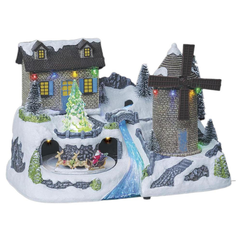 Village Du Père Noël Atmosphera Windmill pas cher