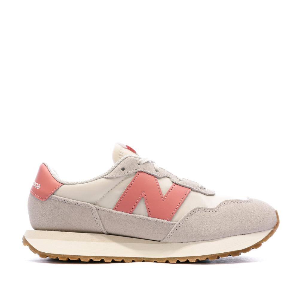 GS237 Baskets Grises/Rose Femme New Balance vue 2