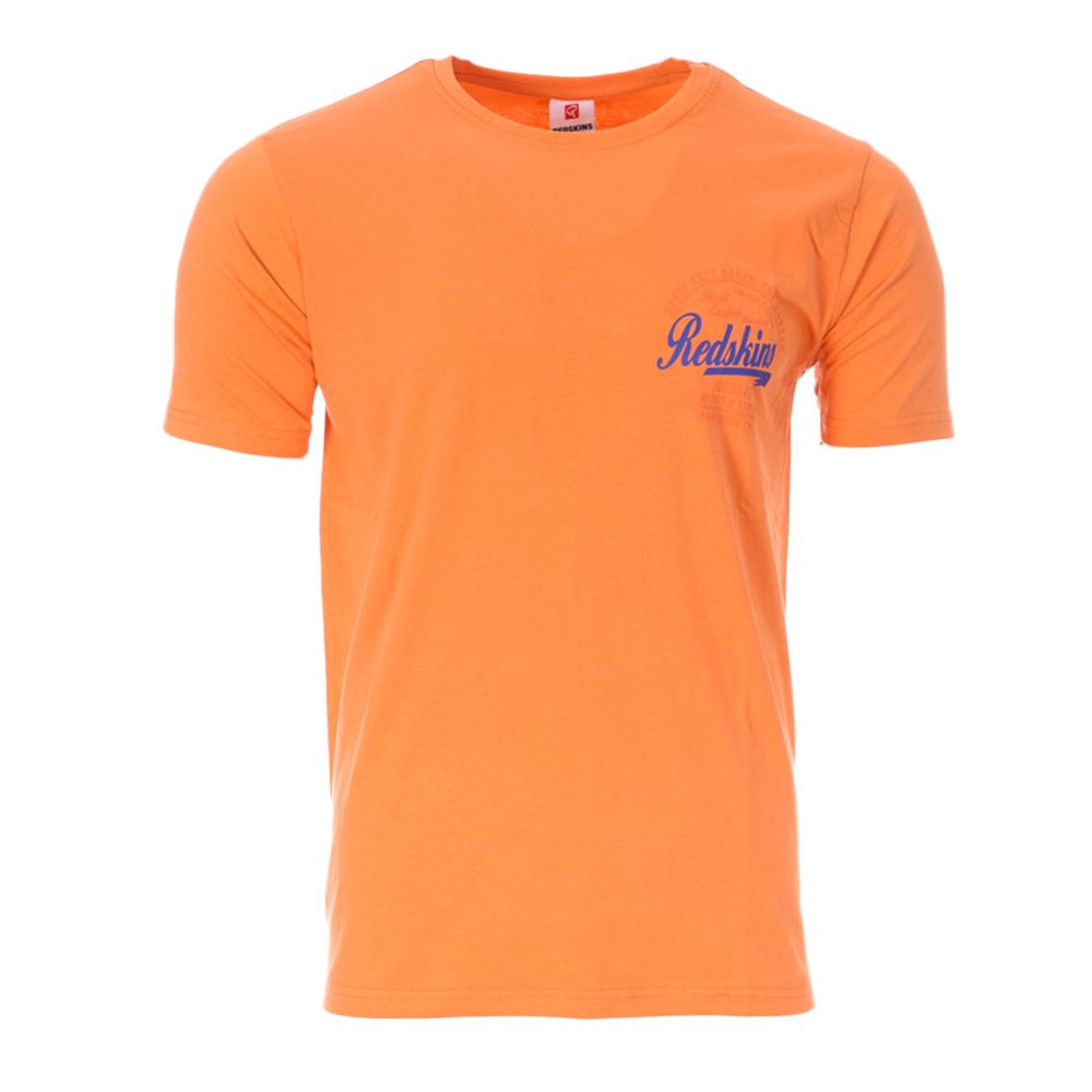 T-Shirt Orange Homme Redskins TS6214 pas cher